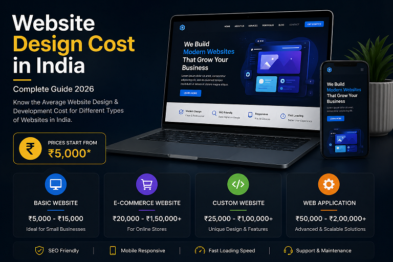 website design cost in India